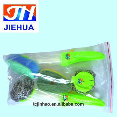 Simple Stainless Steel Scourer and Brush Combined Packages