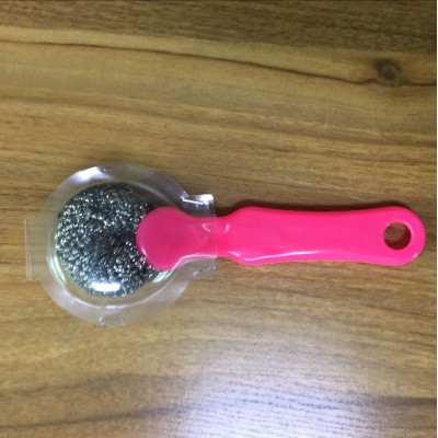 Low price steel wire head dish brush with handle